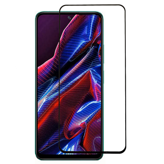 For Xiaomi Poco X5 5G / Redmi Note 12 5G (China) / (India) / (Global) Tempered Glass Film Full Glue Silk Printing Full Screen Protector