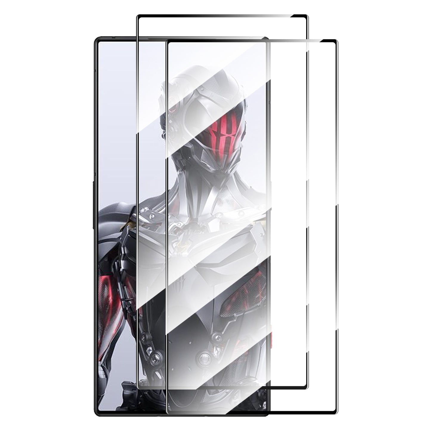 ENKAY HAT PRINCE 2Pcs for ZTE nubia Red Magic 8 Pro 5G / 8 Pro+ 5G 0.26mm 9H 2.5D Full Screen Protector Ultra Clear Full Glue Tempered Glass Film