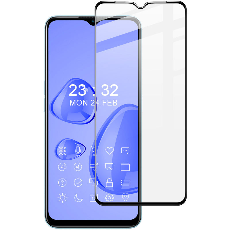 IMAK Pro+ Series Full Screen Protector for Oppo A78 5G HD Clear Anti-explosion Phone Tempered Glass Film