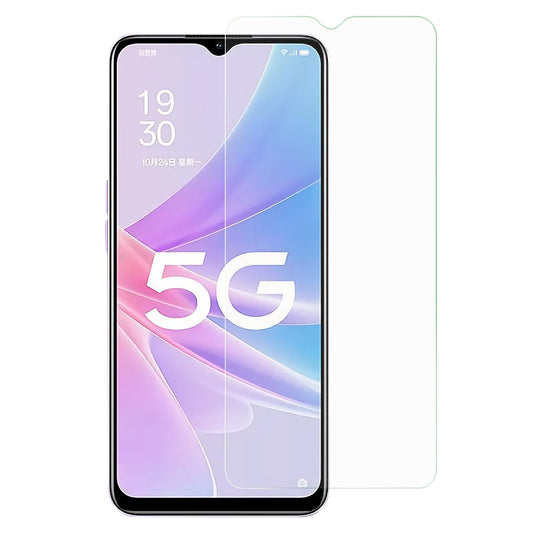 For Oppo A78 5G High Aluminum-silicon Glass Screen Protector 2.5D Arc Edge Transparent Film