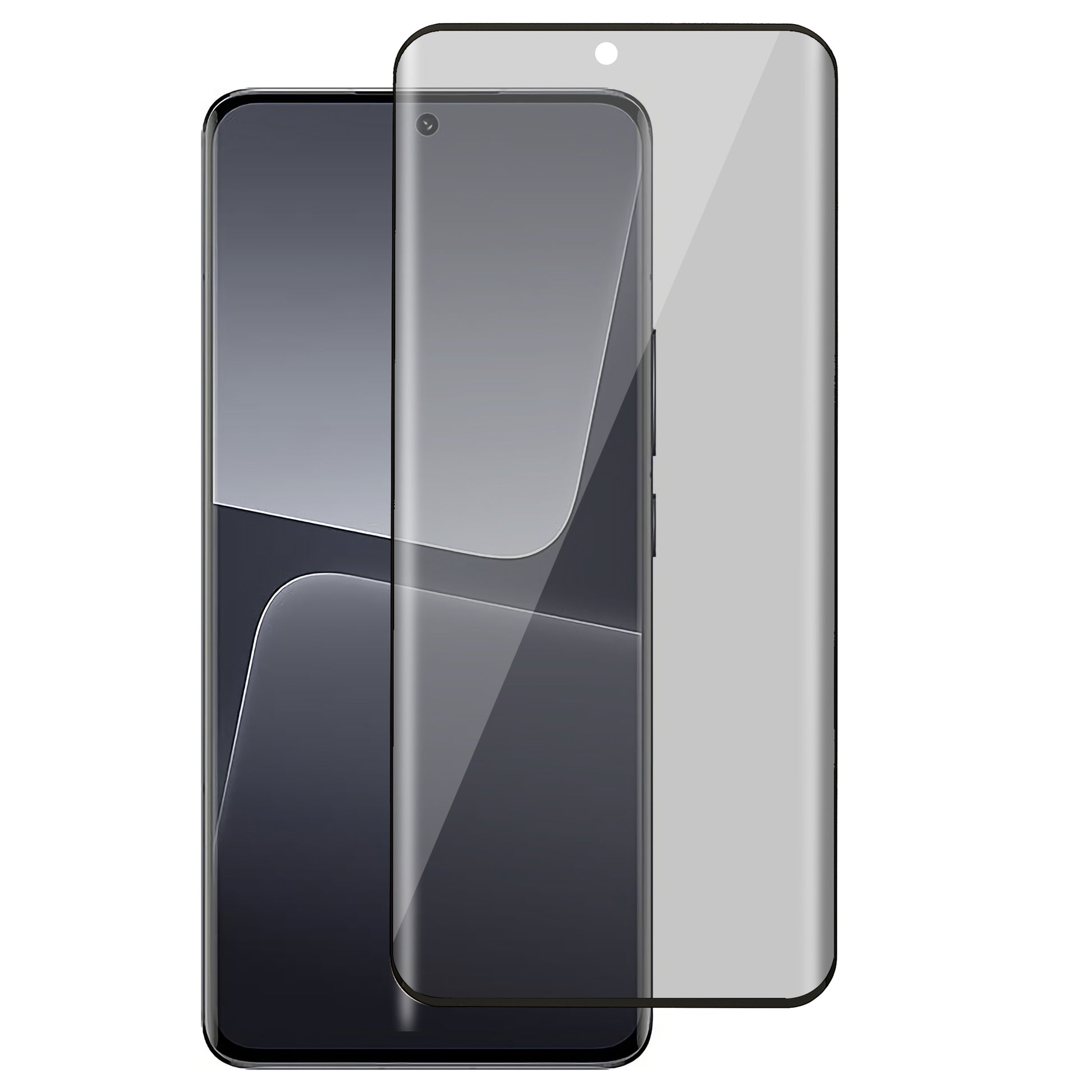 Anti-Spy Screen Protector for Xiaomi 12 Pro 5G / 12 Pro (Dimensity) 5G / 12S 5G / 13 Pro 5G , Black Edge Tempered Glass Shield Film