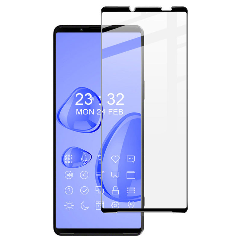 IMAK Pro+ Series for Sony Xperia 10 V	Anti-explosion Tempered Glass Film Full Coverage Phone Screen Protector