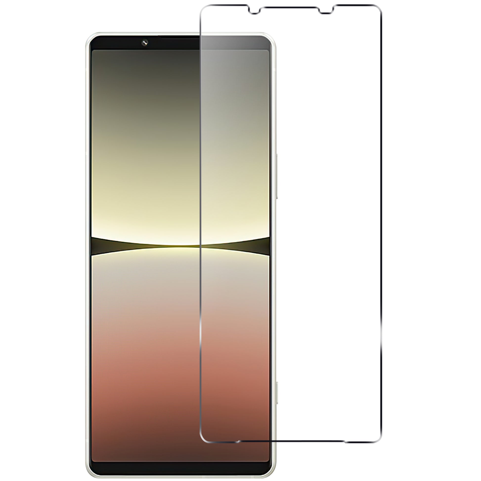 For Sony Xperia 10 V Tempered Glass Phone Screen Protector 2.5D Arc Edge Anti-explosion HD Clear Screen Film