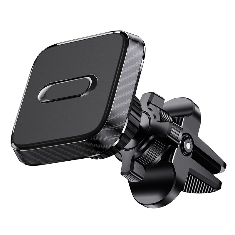 ZOS-B077 Magnetic Car Phone Mount Vehicle Air Vent Phone Holder 360-Degree Rotating Square Magnetic Stand