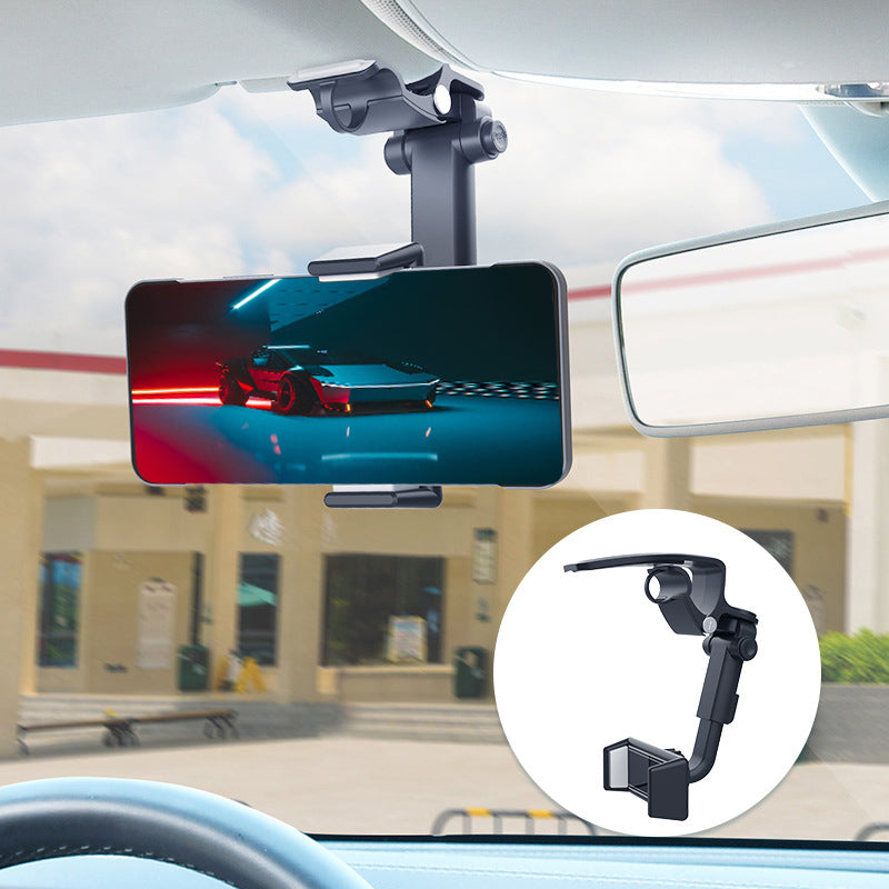 ZY02D Car Clip Sun Visor Cell Phone Holder ABS Universal Mobile Phone Mount Bracket