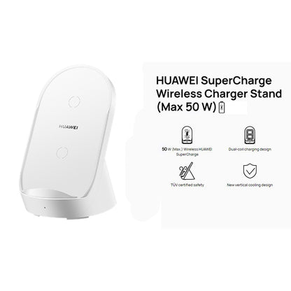 HUAWEI CP62R Vertical Super Fast Wireless Charger Max 50W Cell Phone Charging Stand Station with Cable (Upgraded Version)