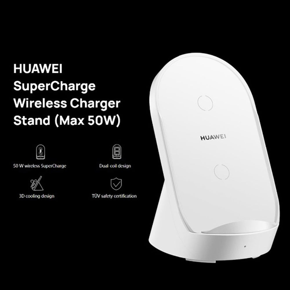 HUAWEI CP62R Vertical Super Fast Wireless Charger Max 50W Cell Phone Charging Stand Station with Cable (Upgraded Version)