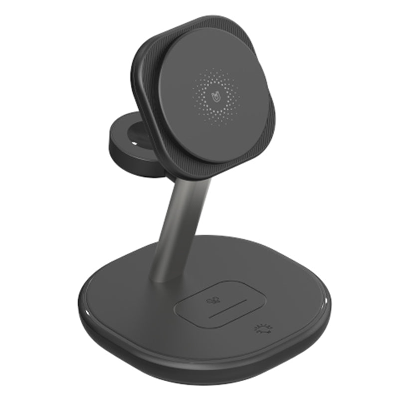 Z27 15W Multi-function 3-in-1 Cell Phone Wireless Charger Headset Smart Watch Charging Stand (Only for Apple Watch)