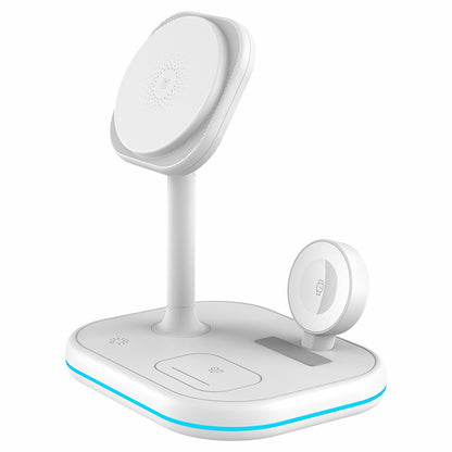 Z25 15W 3-in-1 Magnetic Wireless Charger Cell Phone Holder Charging Stand with Indicator Light