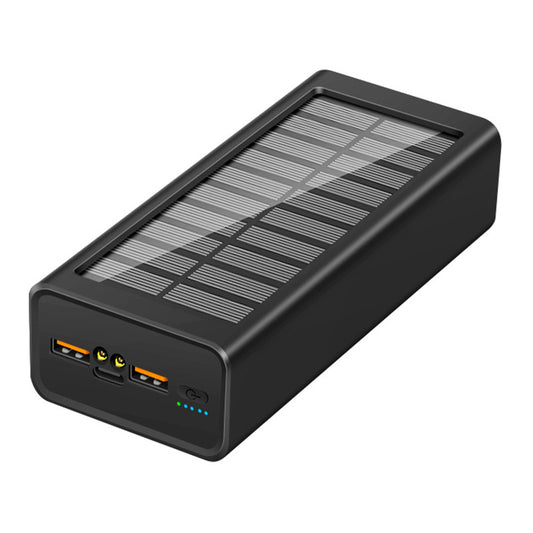 PSOOO M15 Outdoor 30000mAh Solar Power Bank 65W Fast Charging PD 18W Phone Charger External Battery