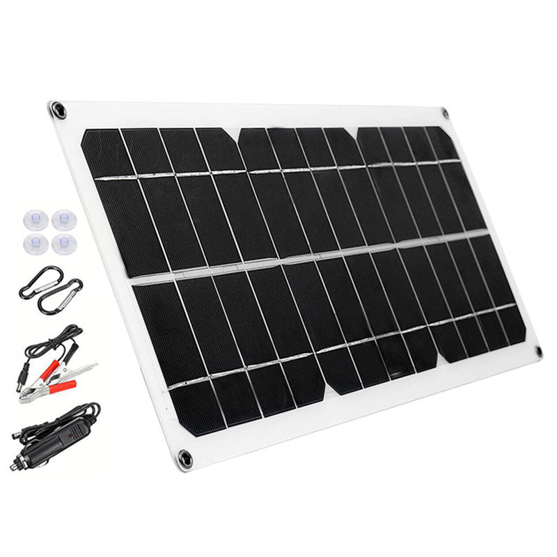 10W Monocrystalline Silicon Solar Charger Photovoltaic Solar Panel Outdoor Phone Power Bank