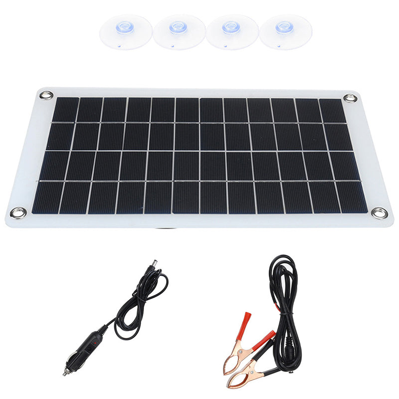 8W Solar Panel Dual USB Port Waterproof Photovoltaic Solar Charger Power Supply for Outdoor Camping