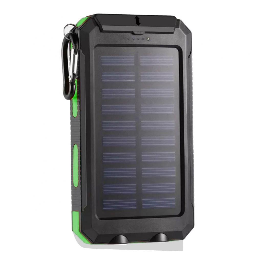 10000mAh Solar Power Bank Portable Phone Charger External Battery Pack (A-Grade Battery Cell)