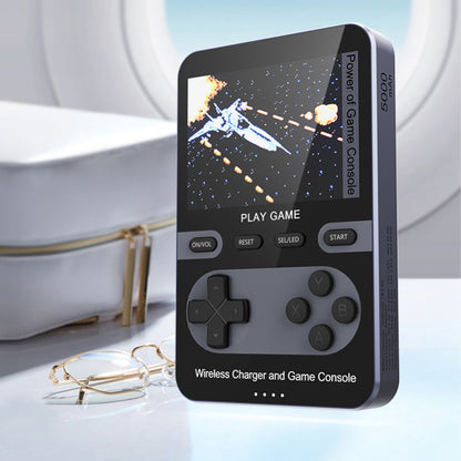 XH001 2-in-1 Handheld Game Console 5000mAh Power Bank Portable Wireless Phone Charger