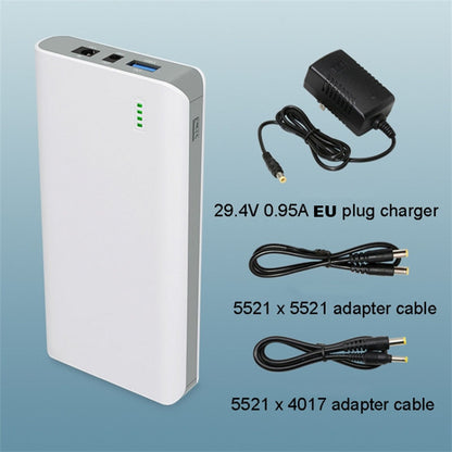 YISENNENG NB24V12V5V 15400mAh Power Bank Portable Phone Charger External Battery Pack with EU Plug Power Adapter