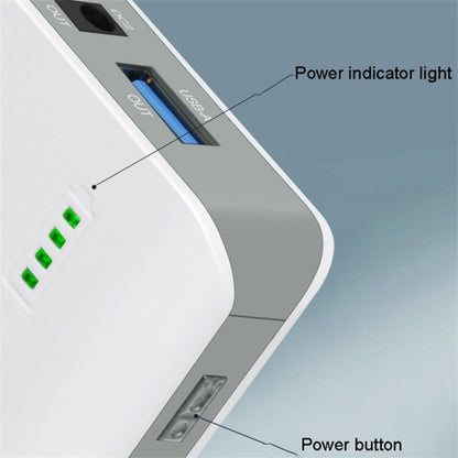 YISENNENG NB24V12V5V 22400mAh Power Bank with EU Plug Power Adapter, Multi-Port External Phone Battery Pack