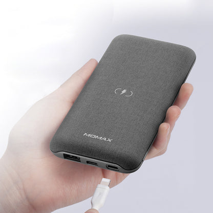 MOMAX Q.Power Touch Elite Light Luxury Wireless Power Bank Fast Charging Portable Phone Charger (MFI Certificated)