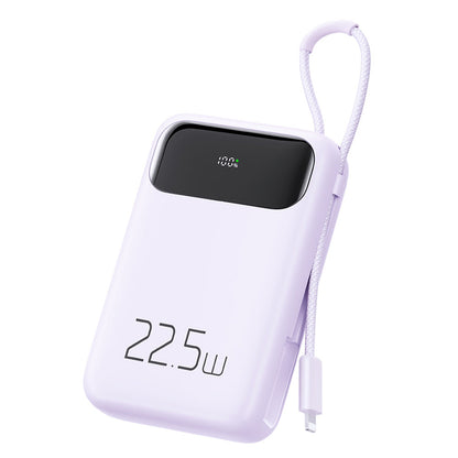 MCDODO MC-325 PD 22.5W Power Bank with iP Cable, 10000mAh Phone Battery Pack Portable Charger