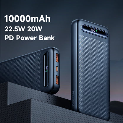 MCDODO MC-388 22.5W PD Digital Display Power Bank 10000mAh Portable Phone Charger External Battery Pack