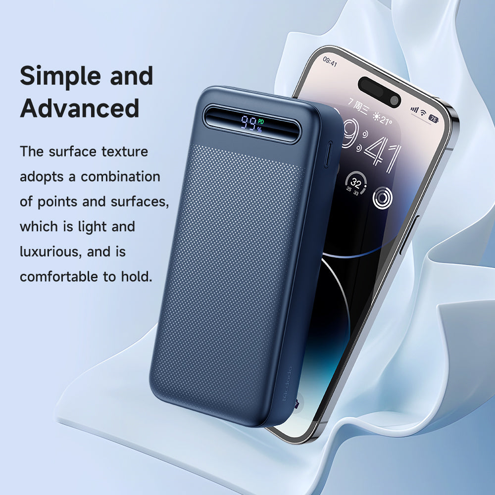 MCDODO MC-389 22.5W PD Digital Display Power Bank 20000mAh External Battery Pack Portable Phone Charger