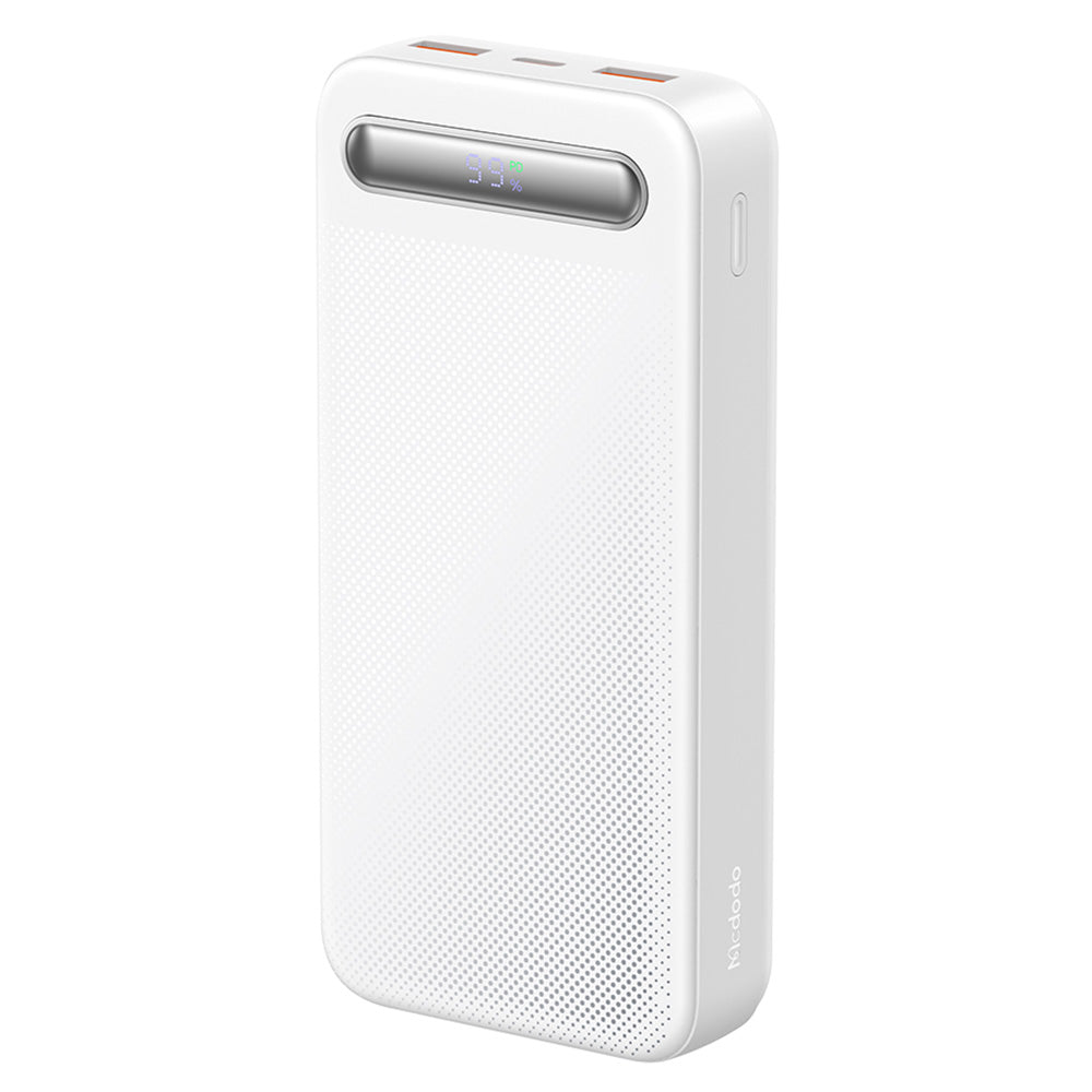 MCDODO MC-389 22.5W PD Digital Display Power Bank 20000mAh External Battery Pack Portable Phone Charger