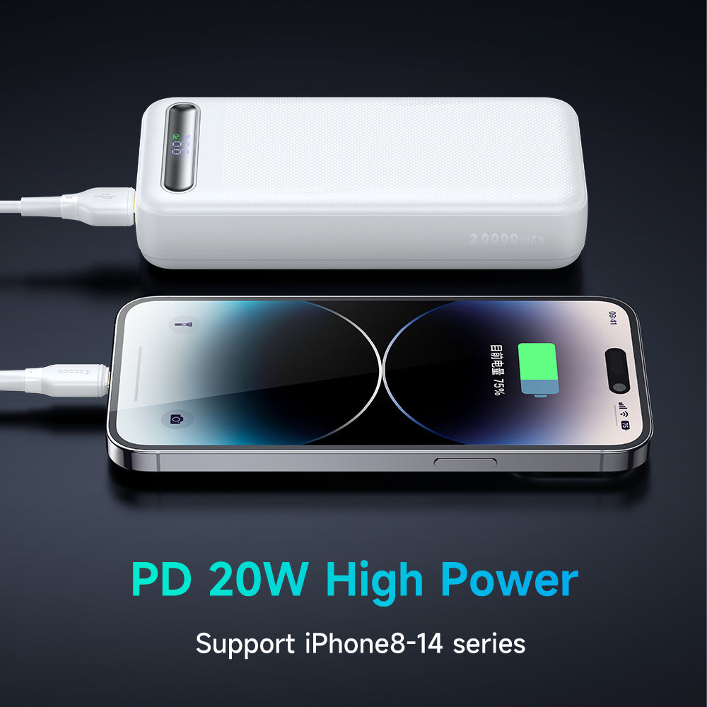 MCDODO MC-389 22.5W PD Digital Display Power Bank 20000mAh External Battery Pack Portable Phone Charger