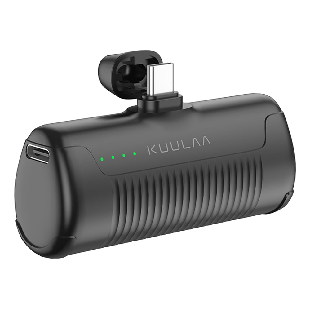 KUULAA KL-YD47 Capsule Portable Charger ABS+PC Type-C Power Bank 4500mAh Emergency Phone Battery Pack