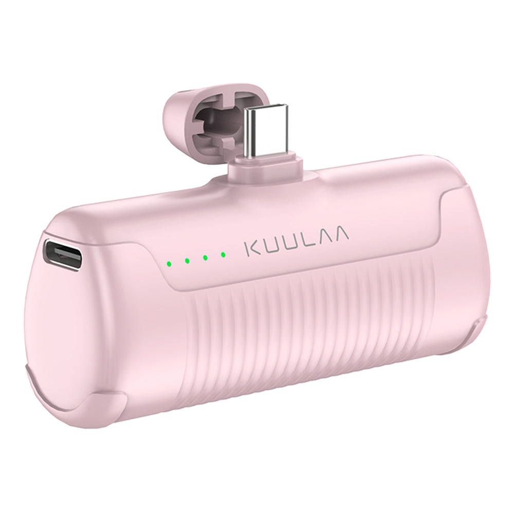 KUULAA KL-YD47 Capsule Portable Charger ABS+PC Type-C Power Bank 4500mAh Emergency Phone Battery Pack