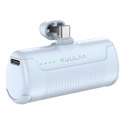 KUULAA KL-YD47 Capsule Portable Charger ABS+PC Type-C Power Bank 4500mAh Emergency Phone Battery Pack