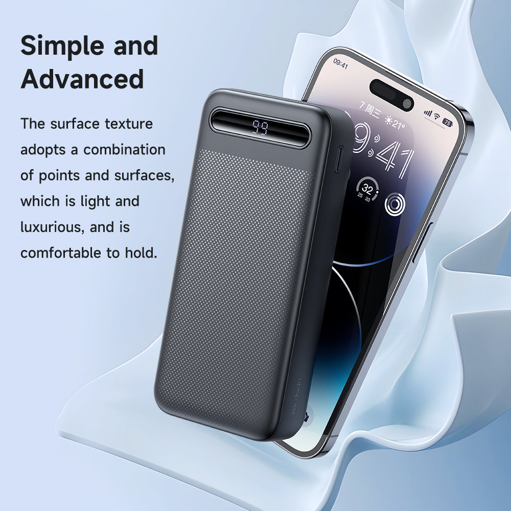 MCDODO MC-4432 5V2.1A Digital Display Power Bank Portable Phone Charger 20000mAh External Battery Pack