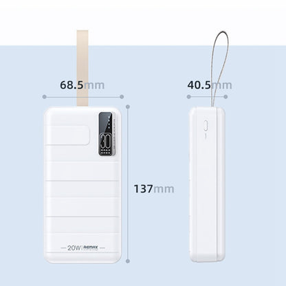 REMAX RPP-506 30000mAh Power Bank 20W+22.5W PD+QC Fast Charging Mobile Phone Charger with LED Display