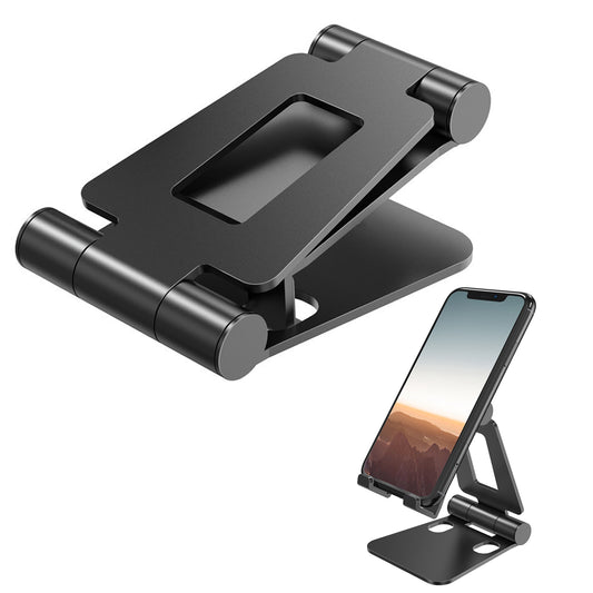 AS007 Foldable Smartphone Stand Holder Aluminum Alloy Cell Phone Stand Desktop Mount Bracket