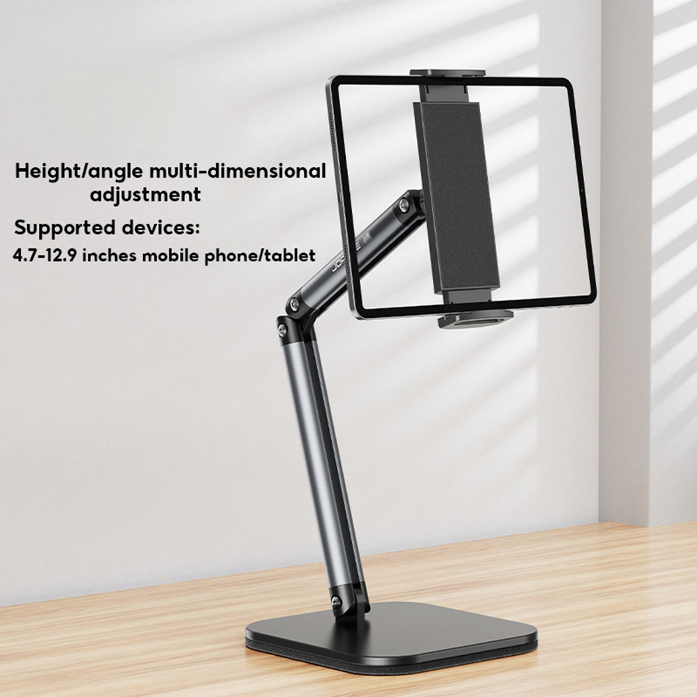 XIAOTIAN X69 Tablet Holder Height Adjustable Stand, 360 Degree Rotating Aluminum Alloy Cradle Mount