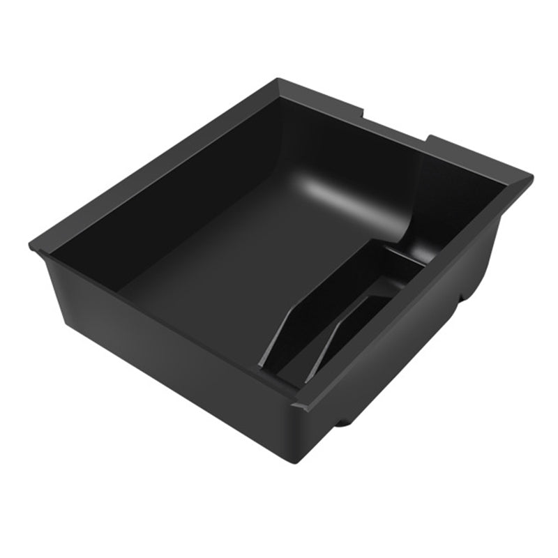 For Tesla Model 3 / Y Car Center Control Organizer ABS Storage Box Trash Can Bin Garbage Container