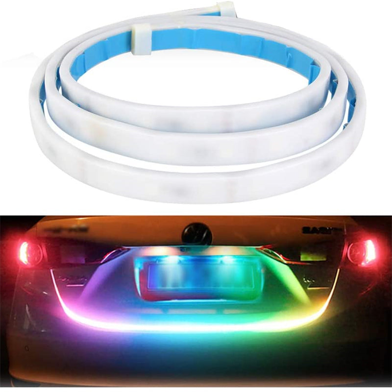 1.2m 60-LED Strip Signal Light Car Trunk Illumination Rear Brake Backup Lamp Turn Signal Light