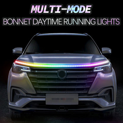 JG02 180cm 7 Color Exterior Car LED Strip Lights Color Change Waterproof Daytime Running LED Light Strip