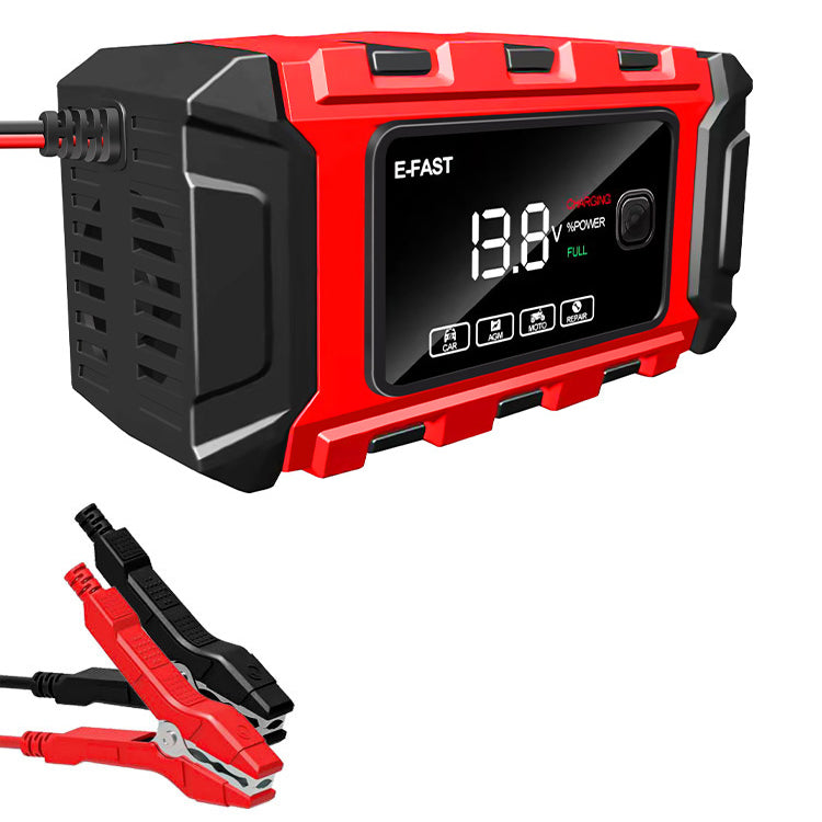 E-FAST TK-360 12V / 6A Car Full Automatic Battery Charger Maintainer Trickle Charger Battery Desulfator