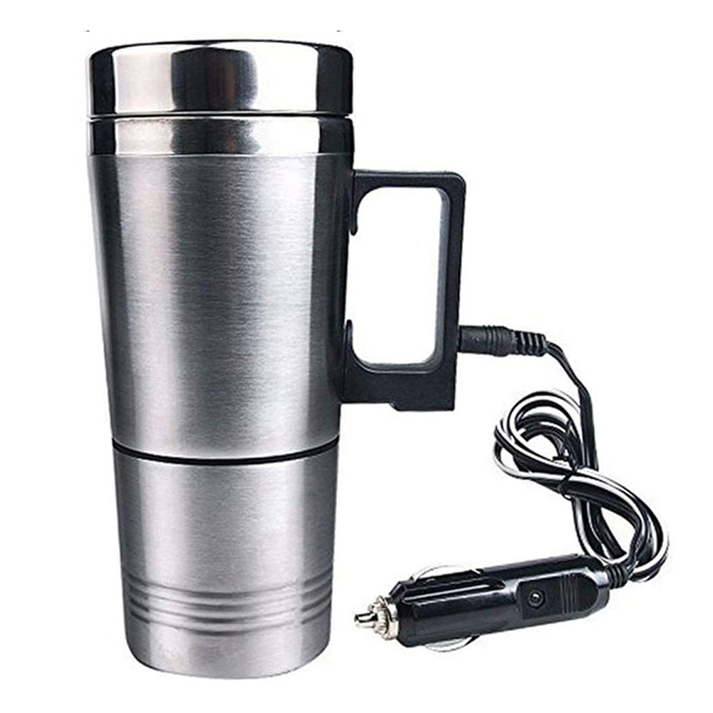 Car Lighter Kettle Boiler Mug Heating Cup Stainless Steel Car Travel Mug for Hot Water Coffee Tea (without FDA Certification)