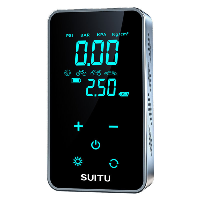 SUITU ST-9616C Portable Car Tire Air Pump Touch Screen Smart Wireless Digital Display Tyre Inflator