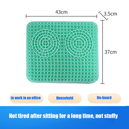 Cooling Breathable Car Seat Cushion Summer Anti-fatigue Honeycomb Soft PVC Chair Pad