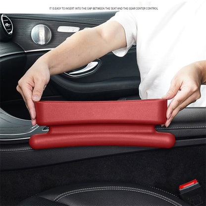 2Pcs ABS Car Seat Gap Filler Storage Box Multifunctional Phone Wallet Coins Holder Organizer