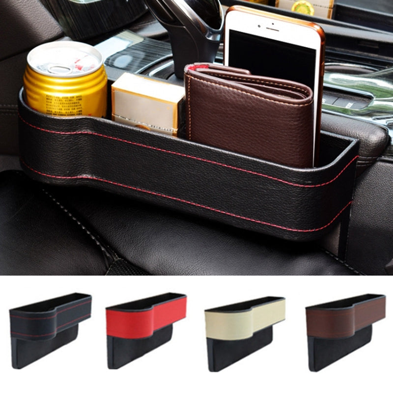 Car Front Seat Seam Storage Box Car Seat Filler Gap Phone Bottle Cup Holder Organizer