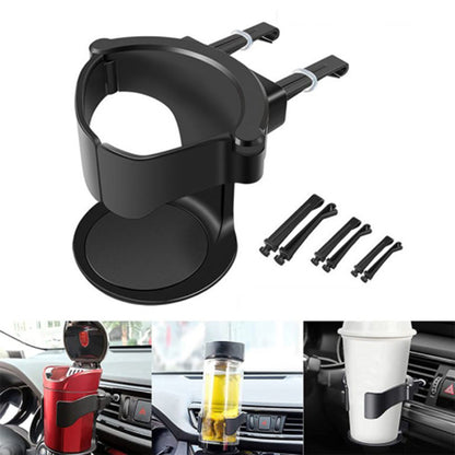 Car Air Vent Mount Water Cup Holder ABS Vehicle Air Outlet Cup Bottle Ashtray Bracket