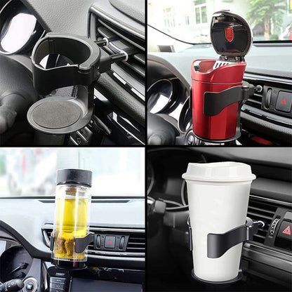 Car Air Vent Mount Water Cup Holder ABS Vehicle Air Outlet Cup Bottle Ashtray Bracket