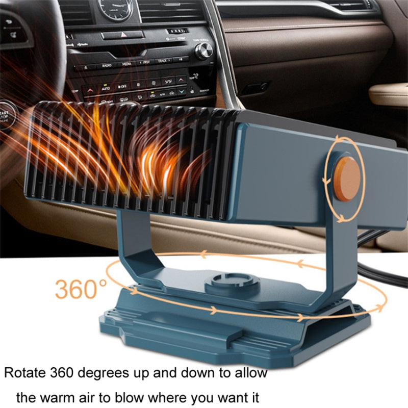 12V Car Heater Portable Fan 150W Windshield Defogger Defroster Winter Fast Heating Warmer