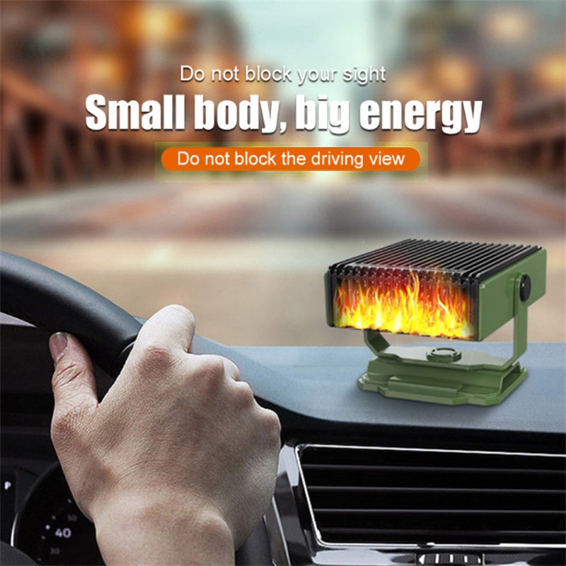 12V Car Heater Portable Fan 150W Windshield Defogger Defroster Winter Fast Heating Warmer