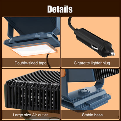 12V Car Heater Portable Fan 150W Windshield Defogger Defroster Winter Fast Heating Warmer