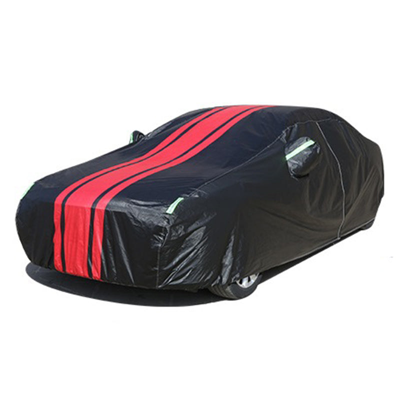 Splicing Design Outdoor Car Cover Sun Water Dust Protection Snowproof Aluminum Film Car Tarp Cover