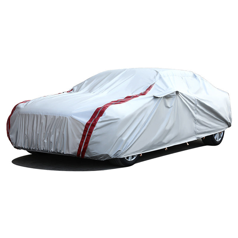 Oxford Cloth Car Cover All Weather Rain Snow UV Sun Hail Protector with Storage Bag