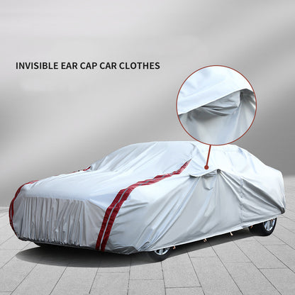 Oxford Cloth Car Cover All Weather Rain Snow UV Sun Hail Protector with Storage Bag